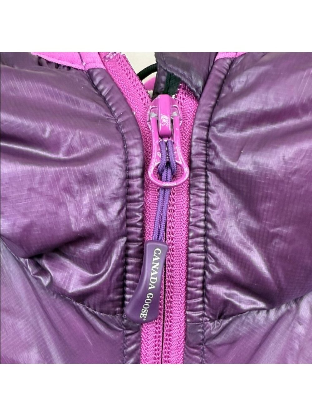 CANADA GOOSE 2011-2014 HyBridge Lite Hoody Women's Purple Hooded Jacket med - Picture 6 of 16